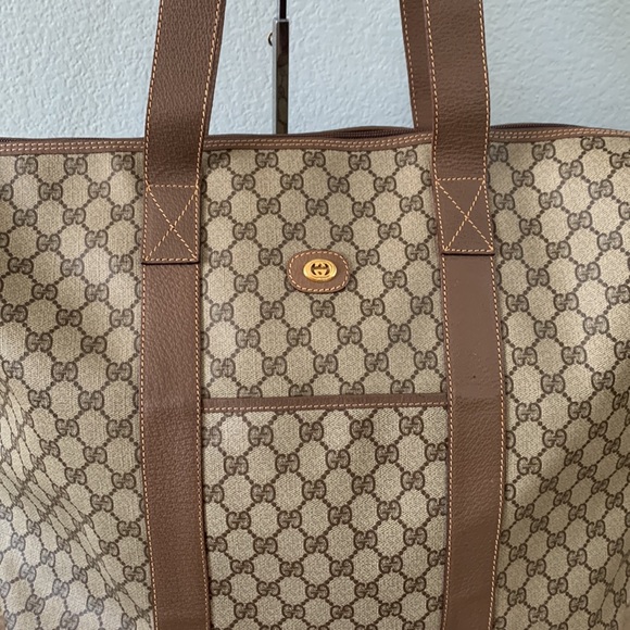 ❤️❤️SOLD❤️❤️Gucci GG pvc vintage travel/tote bag - Picture 3 of 17